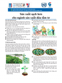 Sản xuất sạch hơn cho ngành sản xuất dâu tằm tơ